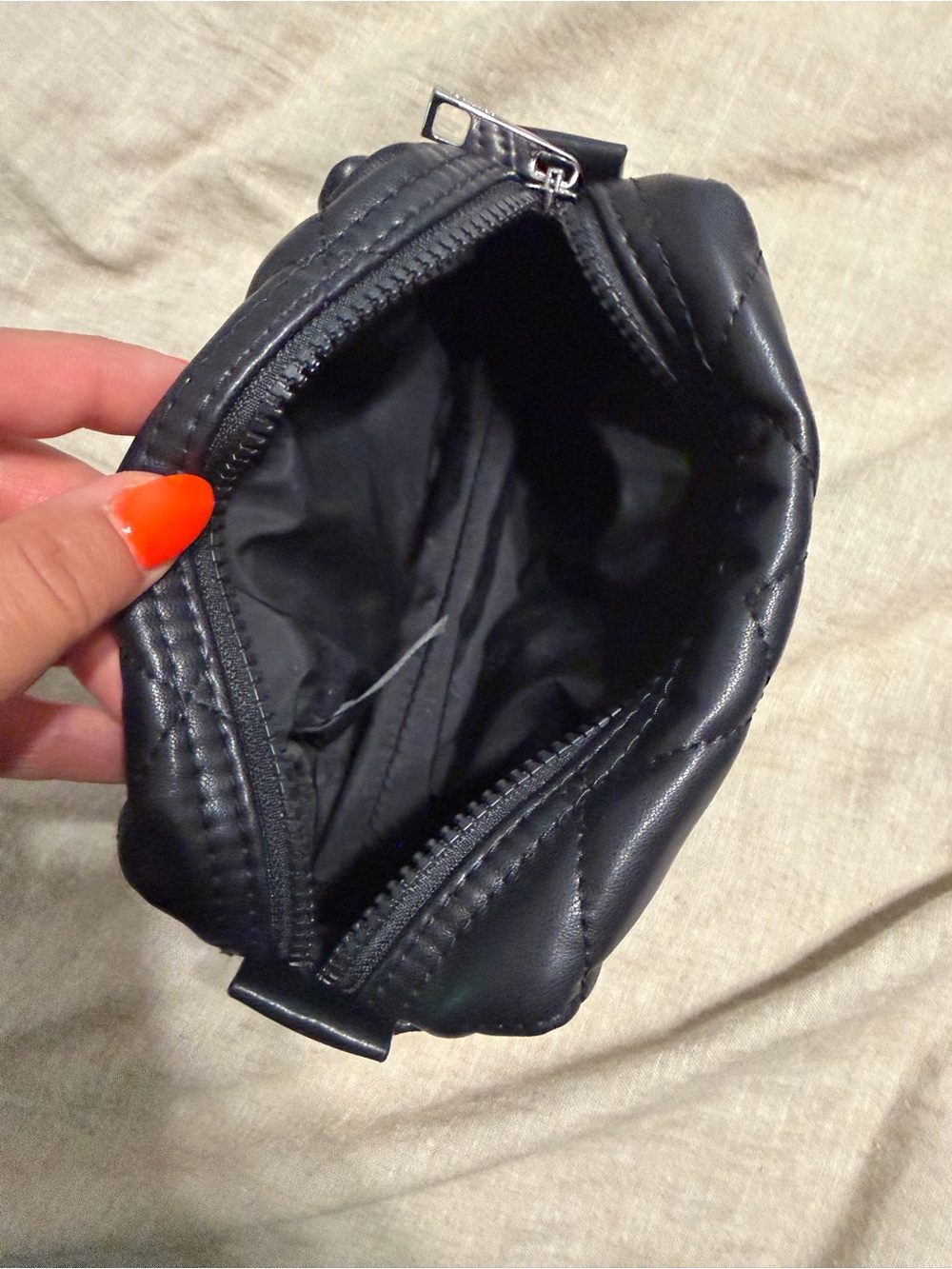 Marc Jacobs Moto Quilted Cosmetic Pouch in Black - Picture 6 of 12
